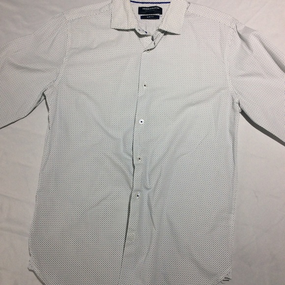 Denim & Flower long sleeve shirt - Picture 1 of 6